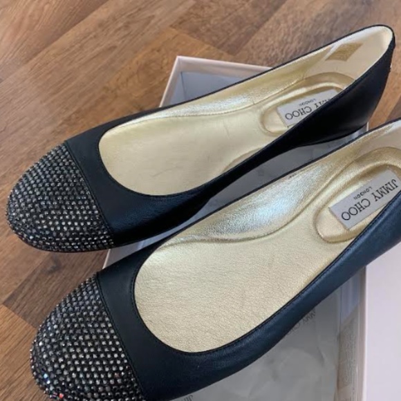 🆕 Jimmy Choo Crystal Flats - Picture 6 of 14